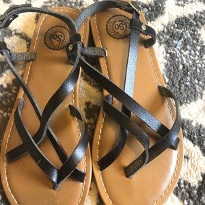 Black Strappy Sandals